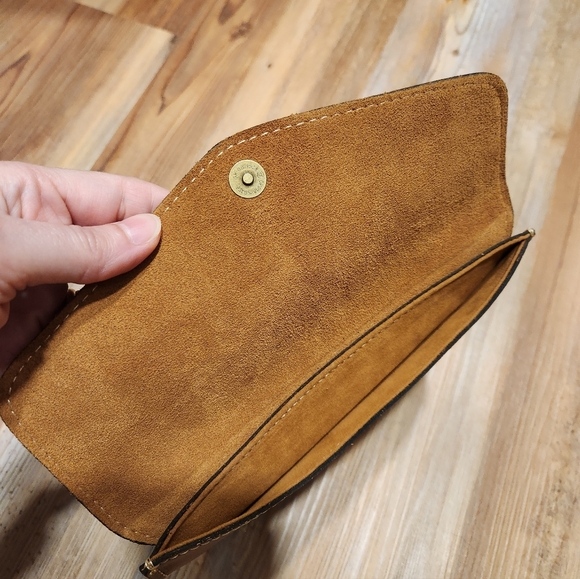 Patricia Nash Brown Leather Clutch Purse Wallet - Picture 8 of 10